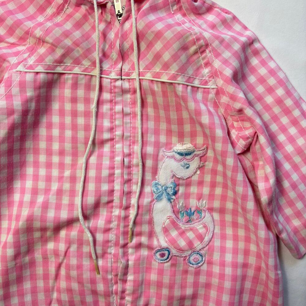 Vintage Duck Pink Gingham Jacket 12-18 months - Picture 2 of 6